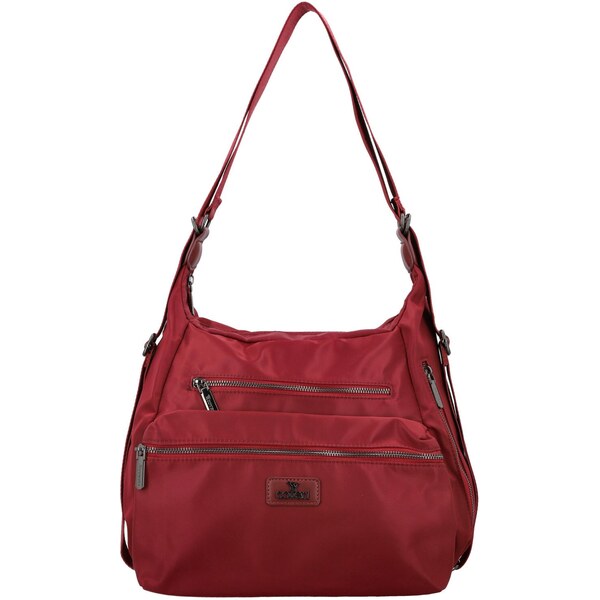 Coveri World Dámsky kabelko/batoh tmavo červený - Coveri Velixa 66474461