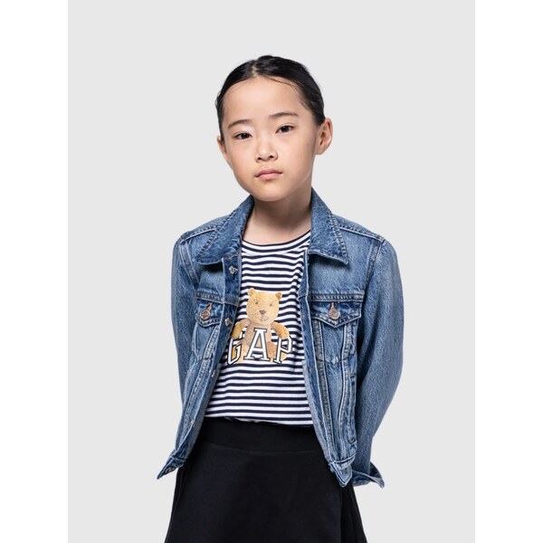 GAP Dievčenská džínsová bunda crop 620681-00 66268545