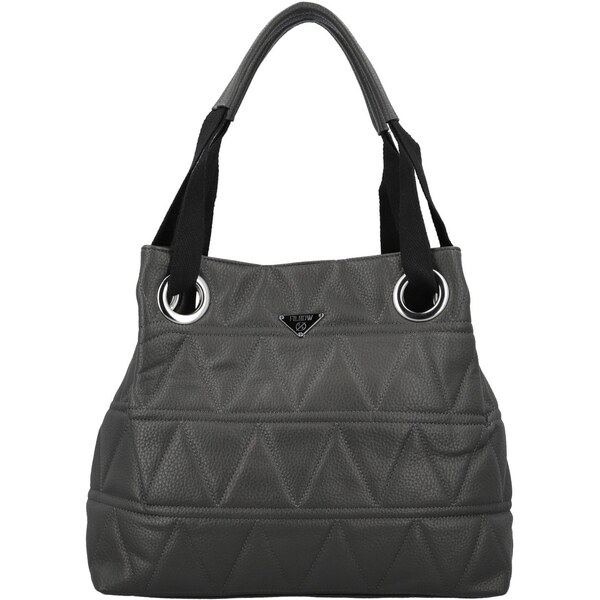 Dámska kabelka na rameno tmavo šedá - Firenze Santi šedá 66363466