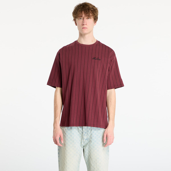 Tričko New Era Pinstripe Os Tee UNISEX Frosted Burgundy M 66248005