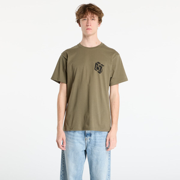 Tričko Horsefeathers Blocks T-Shirt Burnt Olive XXL 66248015