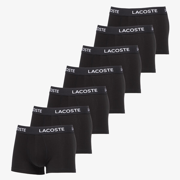 LACOSTE Trunks Underwear Black 7-Pack XL 66248010