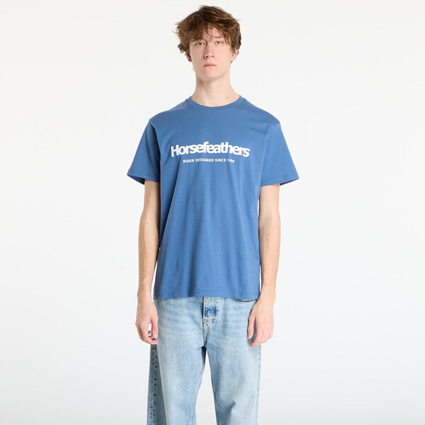 Tričko Horsefeathers Quarter T-Shirt Moonlight Blue S 66248001