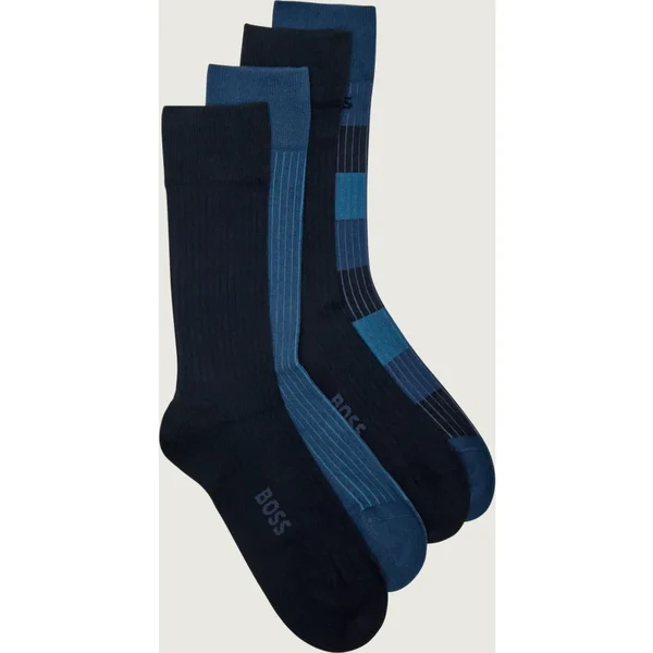 BOSS BLACK Ponožky 4-balenie 4P RS Rib Giftset CC 66248357