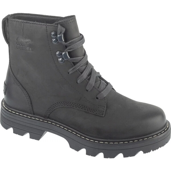 Čierne dámske kožené workery Sorel Revel Rd Boot Lace Wp 2144871010 66251623