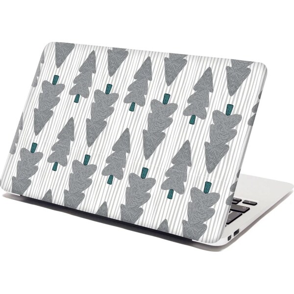 Sablio Samolepka na notebook Sivé stromčeky 65099913