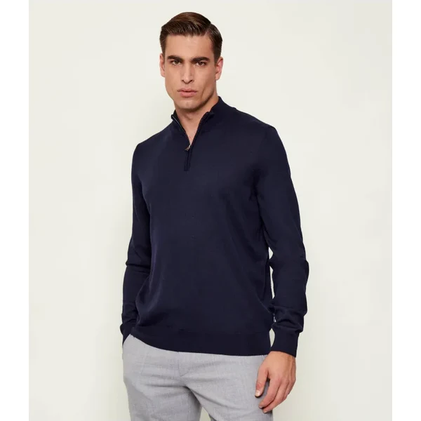 BOSS BLACK Vlnený rolák Ebenji | Regular Fit 60394209