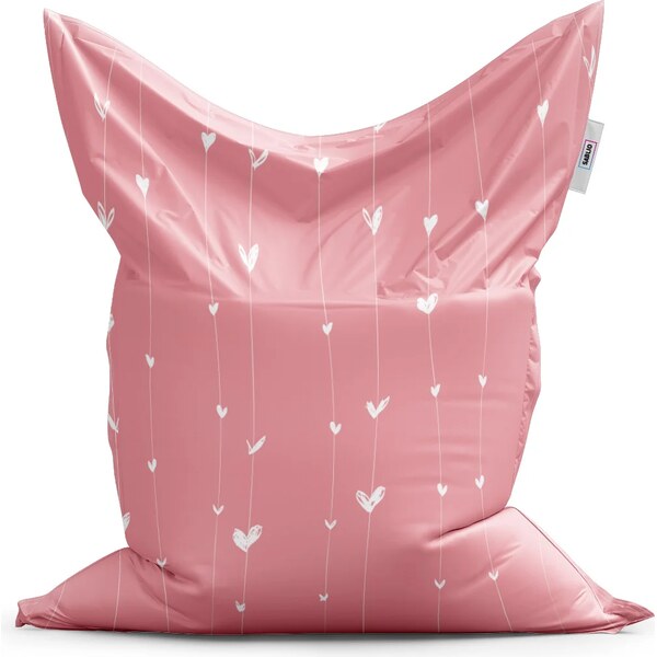 Sablio Sedací vak Asymetrické srdiečka 65096427