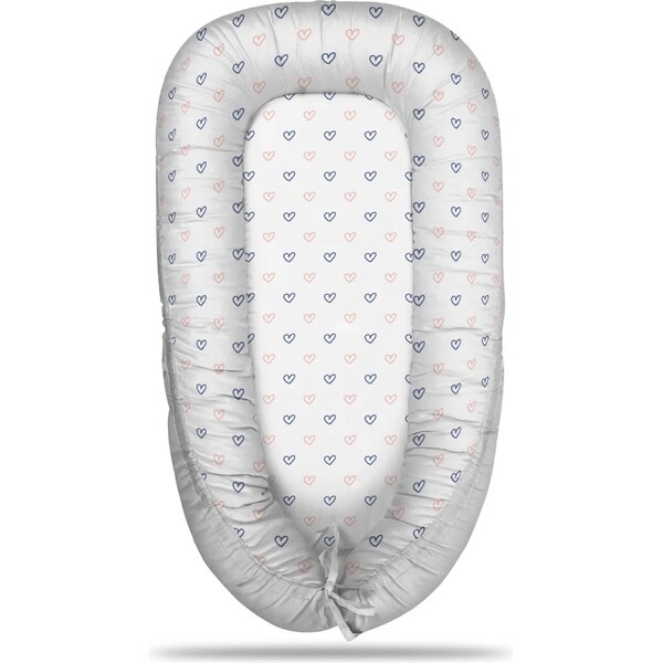 Sablio Hniezdočko pre bábätko Srdiečka na biele 65114074