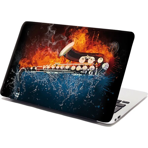 Sablio Samolepka na notebook Ohnivý saxofón 65101962