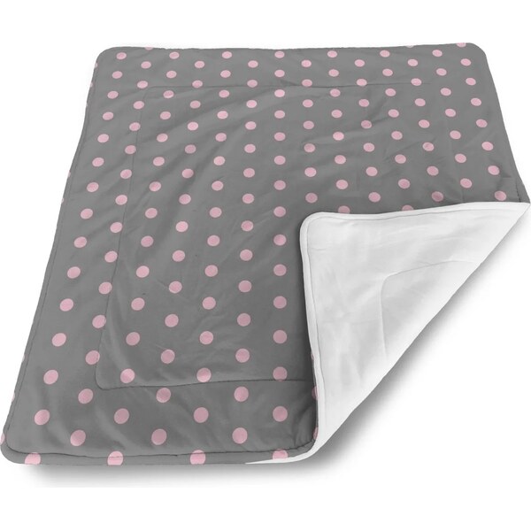 Sablio Deka pre bábätko Ružové bodky na šedej 60375127