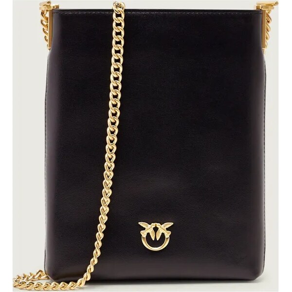 Pinko Kožená kabelka na rameno 66249350