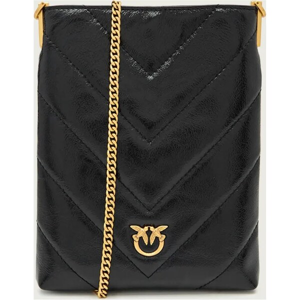 Pinko Kožená kabelka na rameno 66248336