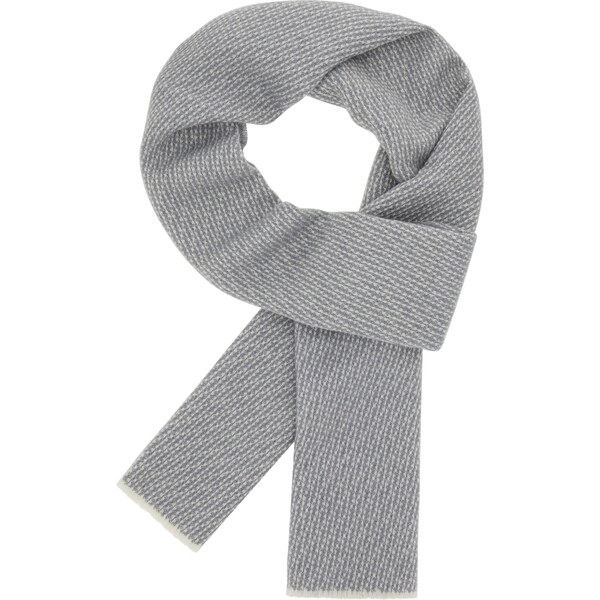 Boggi Milano Šál sivá / biela ako vlna 66257638