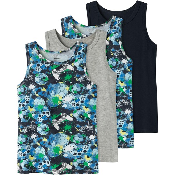 NAME IT Tielko modrá / tmavomodrá / sivá melírovaná / zelená 66257646