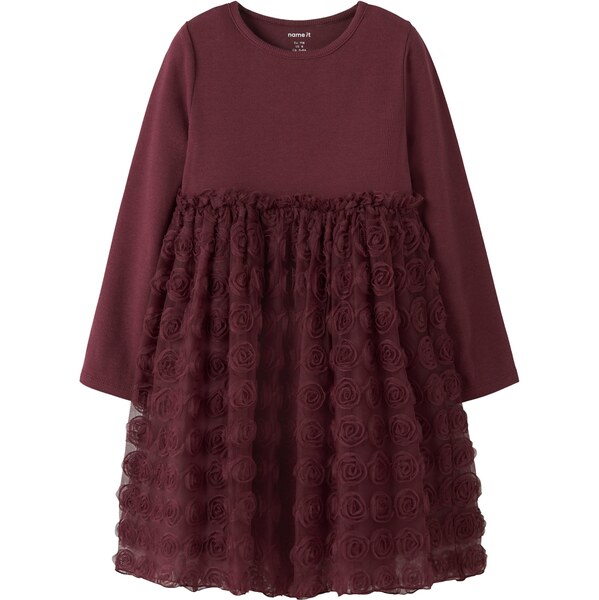 NAME IT Šaty NMFSYKIA burgundská 66257652