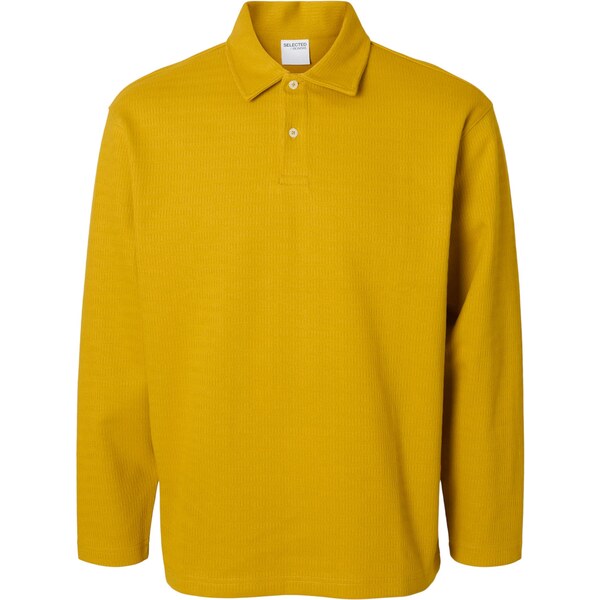 SELECTED Tričko SLHHENRY medová 66257777