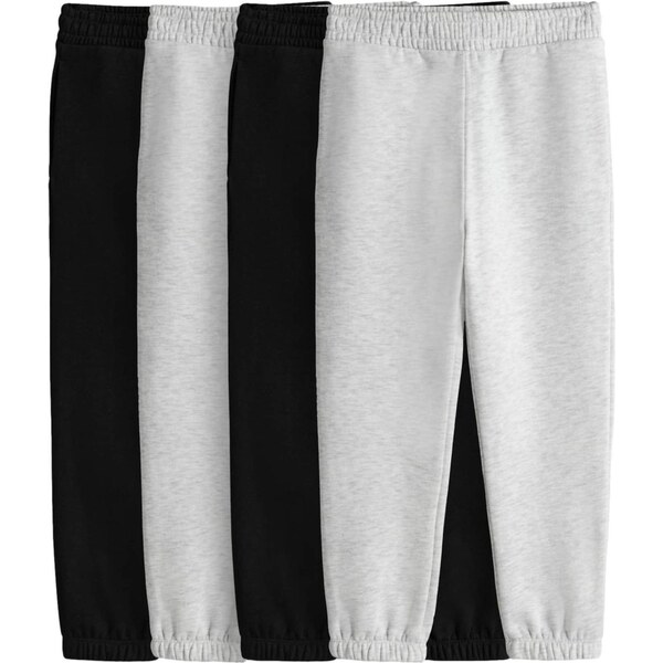 The Set Nohavice sivá melírovaná / čierna 66480483