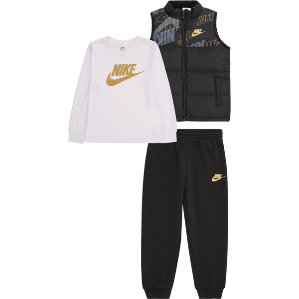 Nike Sportswear Set modrosivá / karí / čierna / biela 66257831