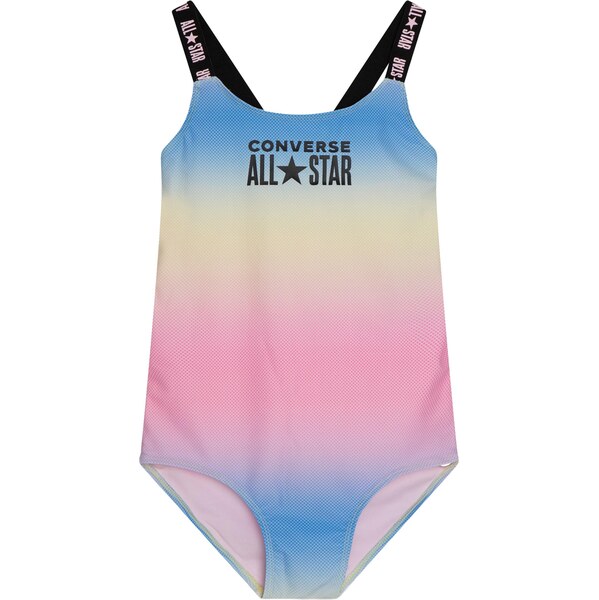 CONVERSE Jednodielne plavky svetlomodrá / pastelovo žltá / ružová / 66257872