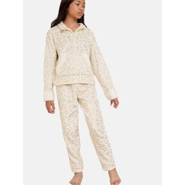 Lipsy Pyžamo krémová / zlatá 66257965