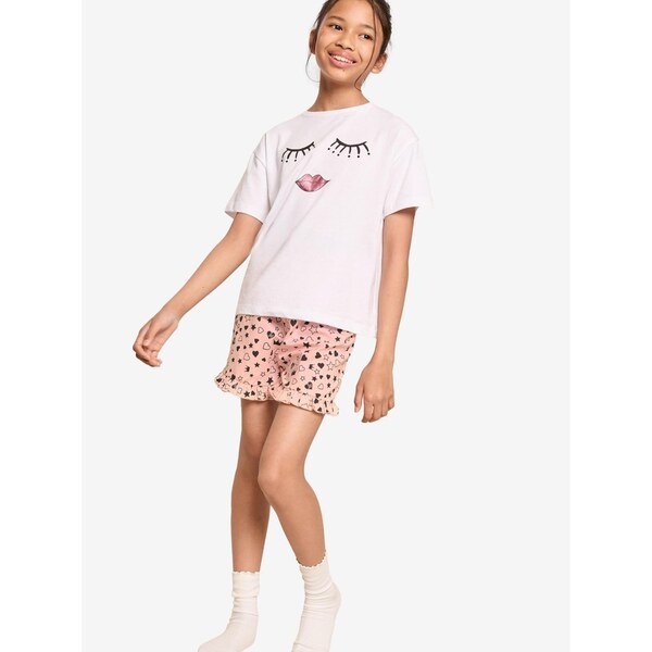 Lipsy Pyžamo ružová / čierna / biela 66257981