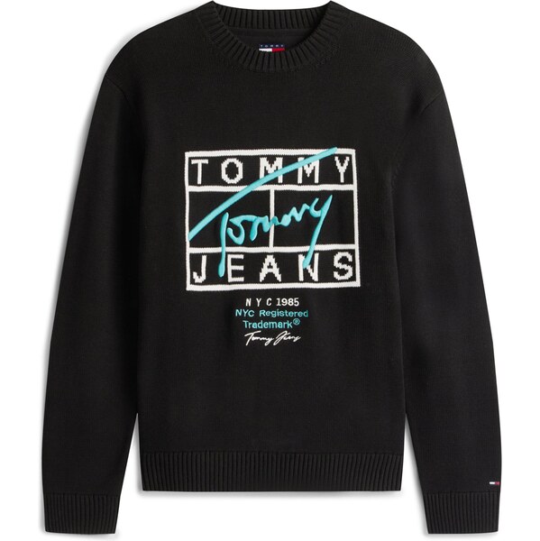 Tommy Jeans Sveter mätová / čierna / biela 66258022