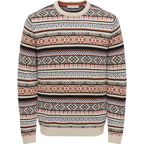 Only & Sons Sveter ONSJERRY striebornosivá 66258024