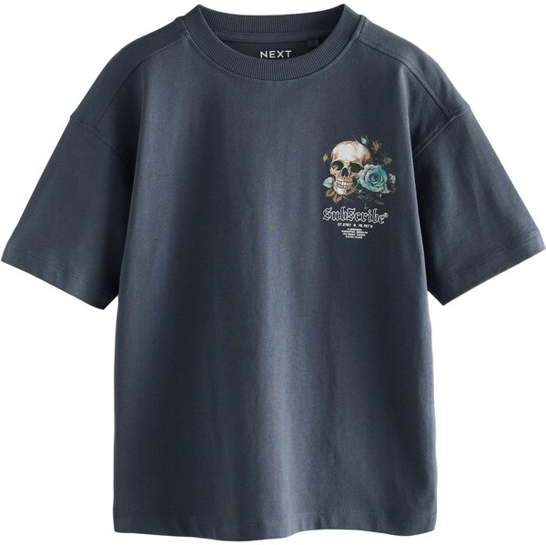 Next Tričko telová / tmavomodrá / azúrová / sivá 66258031