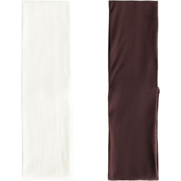 Bershka Bižutéria do vlasov hnedá / biela 66258125