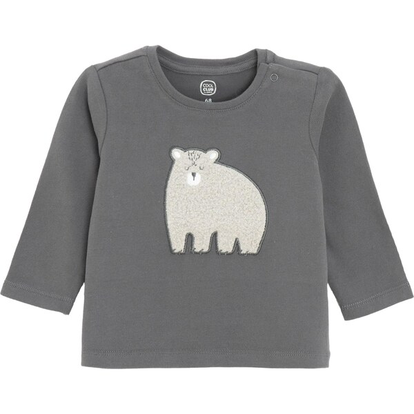 Cool Club Tričko sivá / svetlosivá / biela 66258121