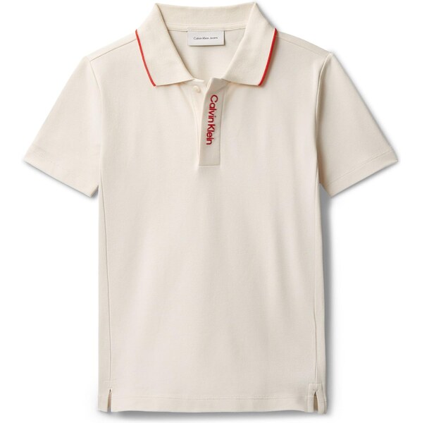 Calvin Klein Jeans Tričko svetlosivá / červená 66258178