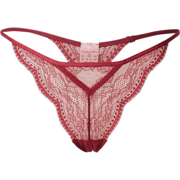 Hunkemöller Tangá ISABELLE tmavočervená 66258168