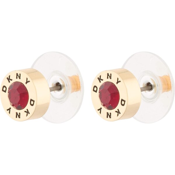DKNY Náušnice zlatá / červená 66258267