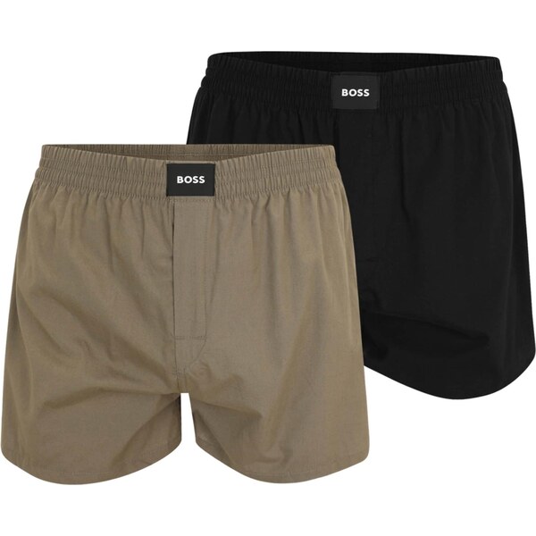 BOSS Boxerky Peach hnedá / čierna 66258256