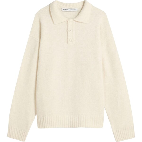 Bershka Sveter svetložltá 66258333