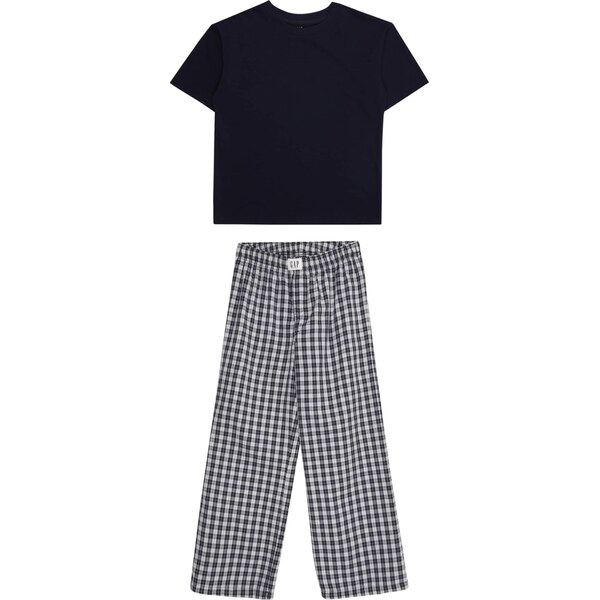 GAP Pyžamo námornícka modrá / sivá / biela 66258432