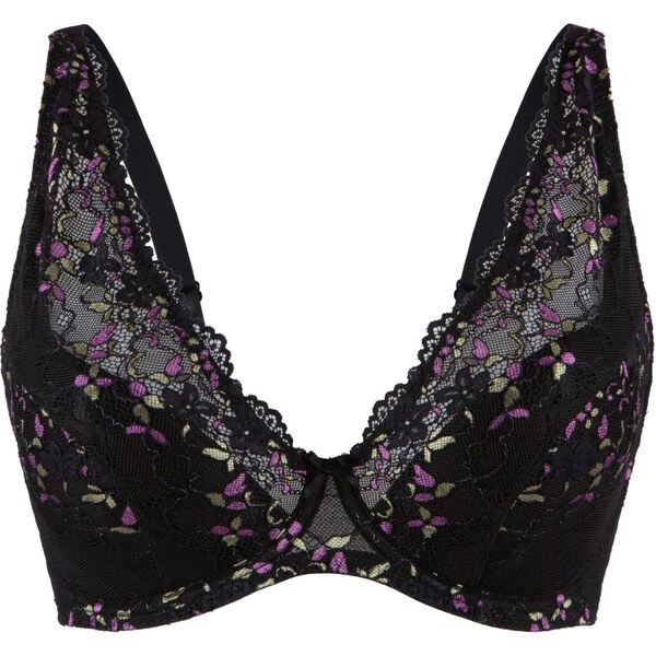 LingaDore Podprsenka zelená / fialová / čierna 66258495