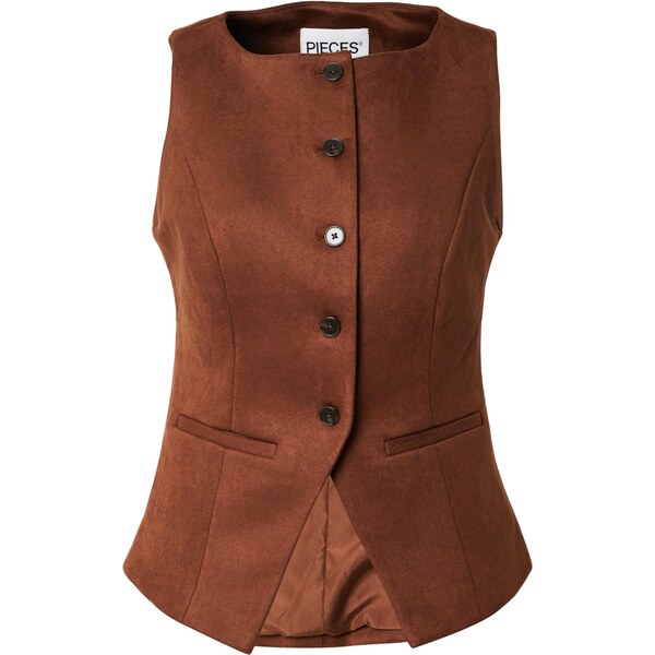 PIECES Vesta k obleku PCRAKEL hnedá 66258635