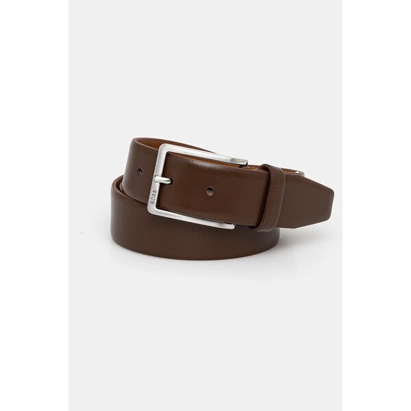 Kožený opasok BOSS Erman-L_Sz35 60361345