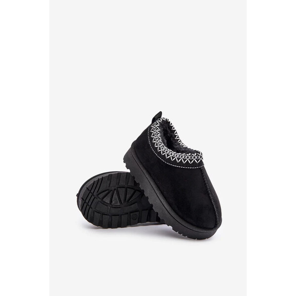 Kesi Detské zateplené snežnice s kožušinou Black Vilabria 65450552