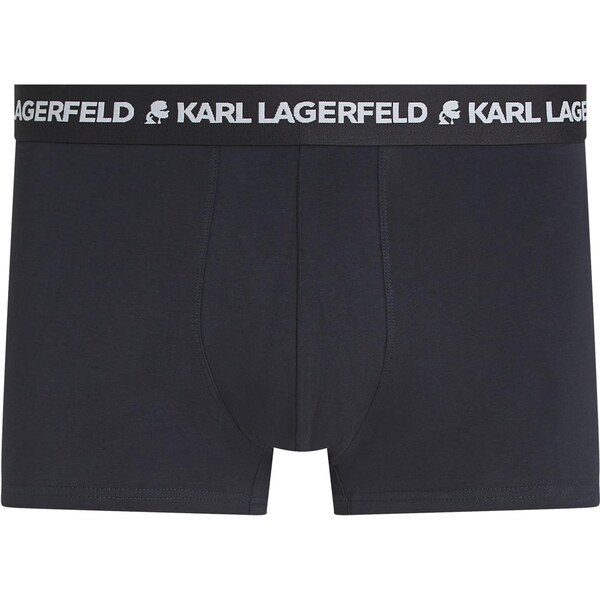 Karl Lagerfeld Boxerky svetlosivá / čierna / biela 66263236