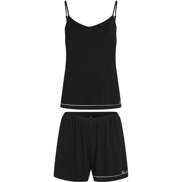 Karl Lagerfeld Kraťasy čierna / biela 66263242