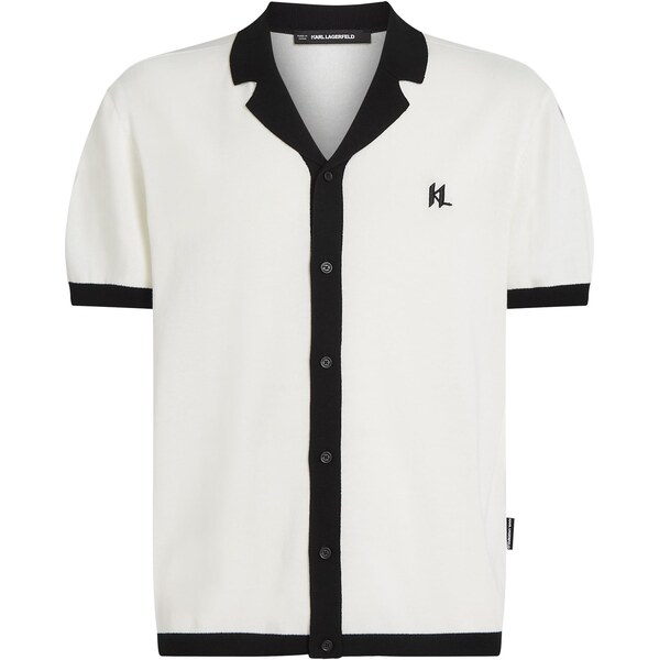 Karl Lagerfeld Tričko čierna / biela 66263243