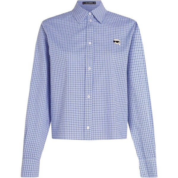 Karl Lagerfeld Blúzka Ikon námornícka modrá / svetlomodrá / biela 66263291