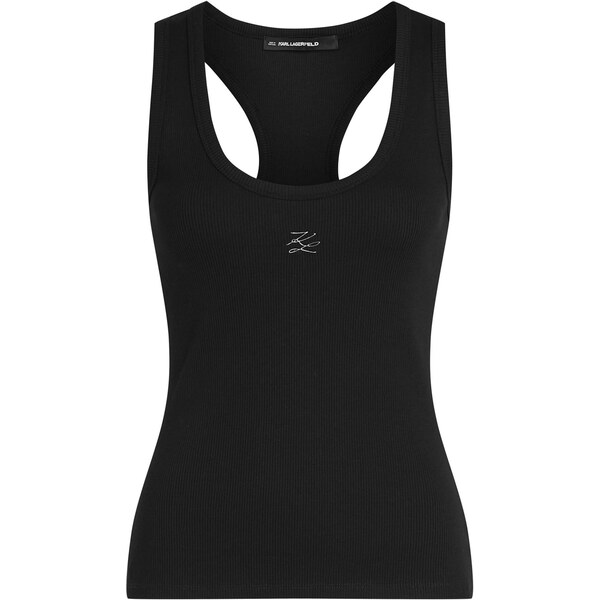 Karl Lagerfeld Top Autograph čierna / biela 66263300