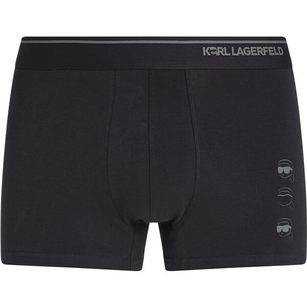 Karl Lagerfeld Boxerky Ikon sivá / antracitová / farby bahna 66263341