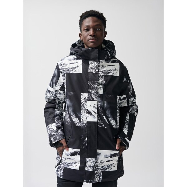 NoWear Športová bunda čierna / biela 66263358