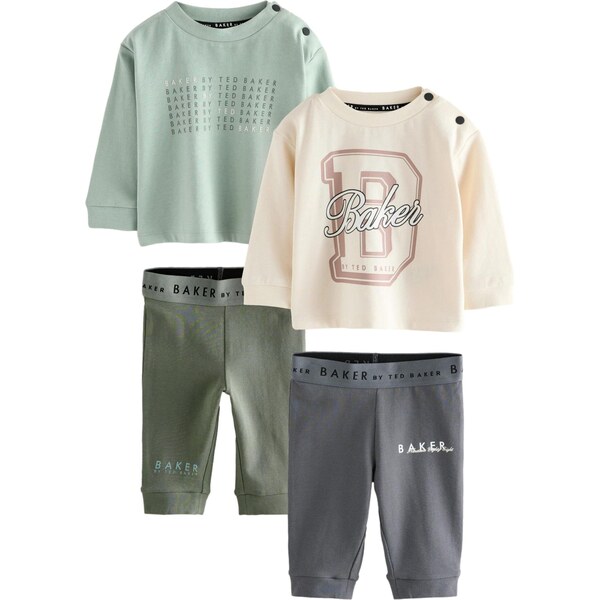 Baker by Ted Baker Set krémová / čadičová / mätová / tmavozelená 66263377