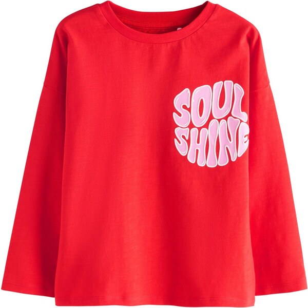 Next Tričko ružová / červená / biela 66263458